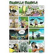 Carte prénom en BD - Danielle - 15x21 cm